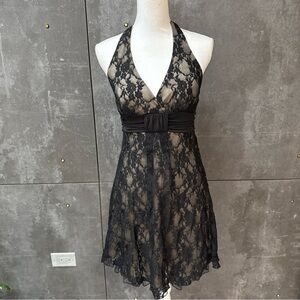 Vintage Y2K Speechless Womans Halter Top Party Dress Babydoll Size Medium